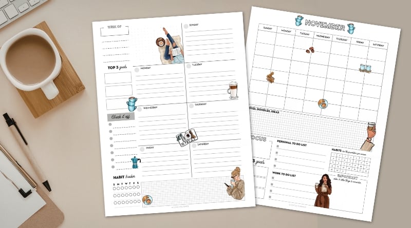 Coffee Planner Theme