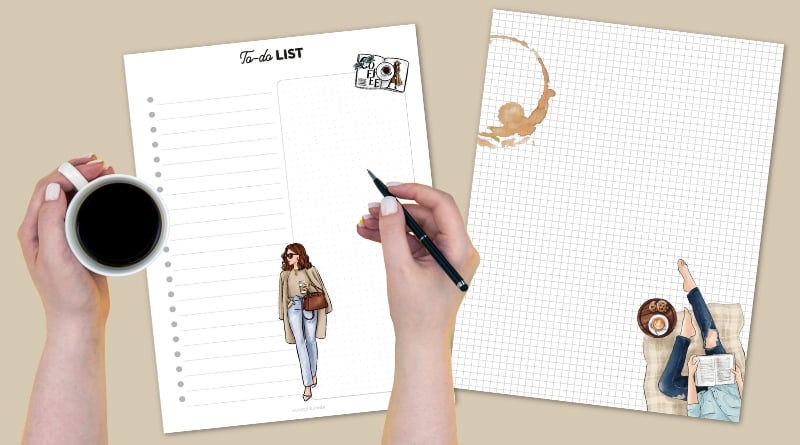Cute Coffee planner